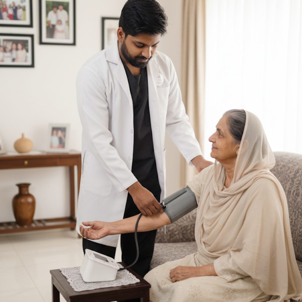 Top doctors and certified nurses and vetted attendants at home in karachi, Pakistan by Pakistan's most trusted home health organization awarded by Global Health and Pharma 2025